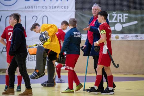 2023-01-29. Lietuvos jaunių U18 pirmenybės Vilniuje. foto Alfredas Pliadis